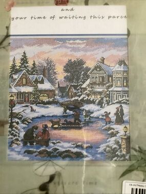 #836 Amishop counted cross stitch kit
